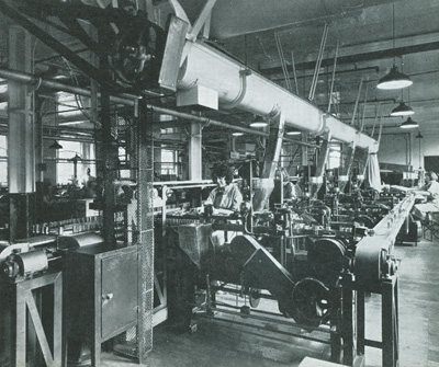 Workers at the Colmans Mustard Factory in Norwich, pictured in a feature of the F. W. Woolworth staff magazine 'The New Bond' in 1938. Click for a larger version in a new window