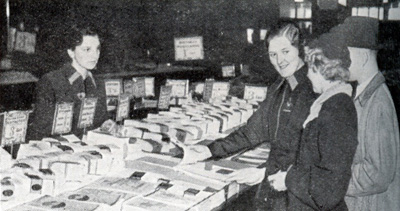 Customer service at Woolworths in 1937. Click for a larger version in a new window.