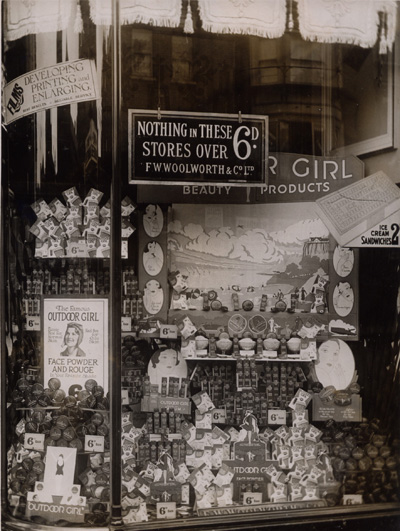 Beautiful people shopped at Woolies - where you could add that glam look for sixpence thanks to Outdoor Girl. Click for a larger copy in a new window.