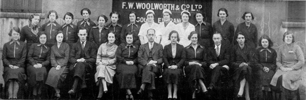 The team from Sparkhill, Birmingham, pictured with their manager, Clifford Quartermaine in 1937. Picture for a larger copy in a new window.