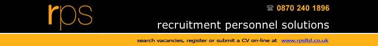 RPS Limited (Recruitment Personnel Services) have a strong retail client base and have already got a big name Woolies Manager back to work, just five days after signing up!